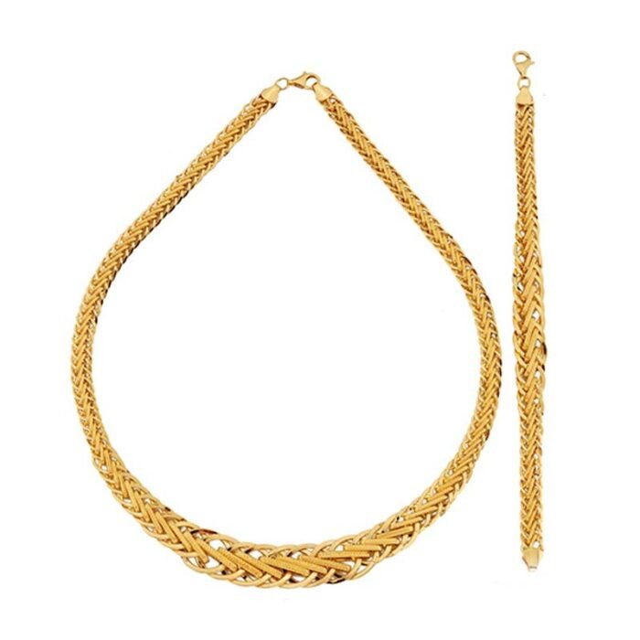 Chain & Chain Bracelet
