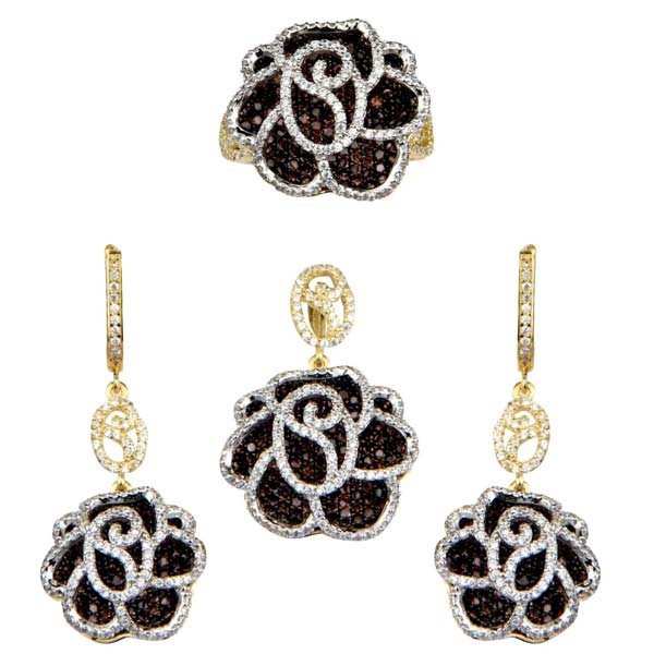 Diamond Locket Set