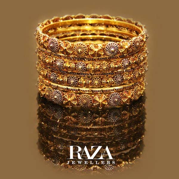 Traditional Gold Bangels