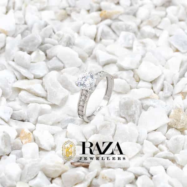 Solitaire Silver Ring