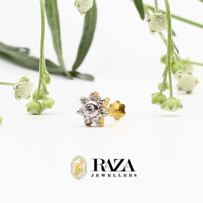 Gold Nosepin for Daily & Festive Wear