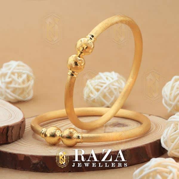 Gold Pipe Bangles