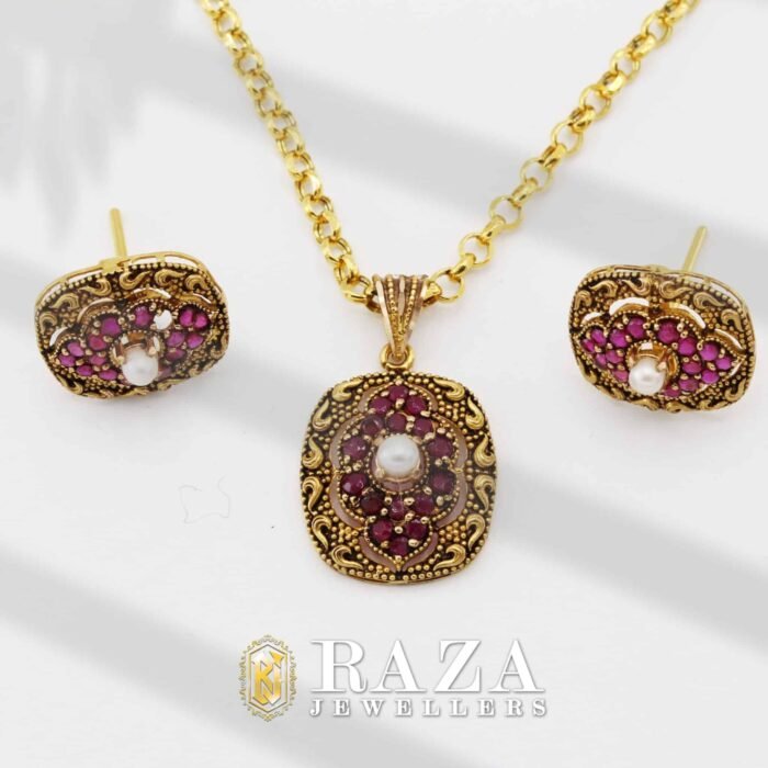 GOLD LOCKET SET