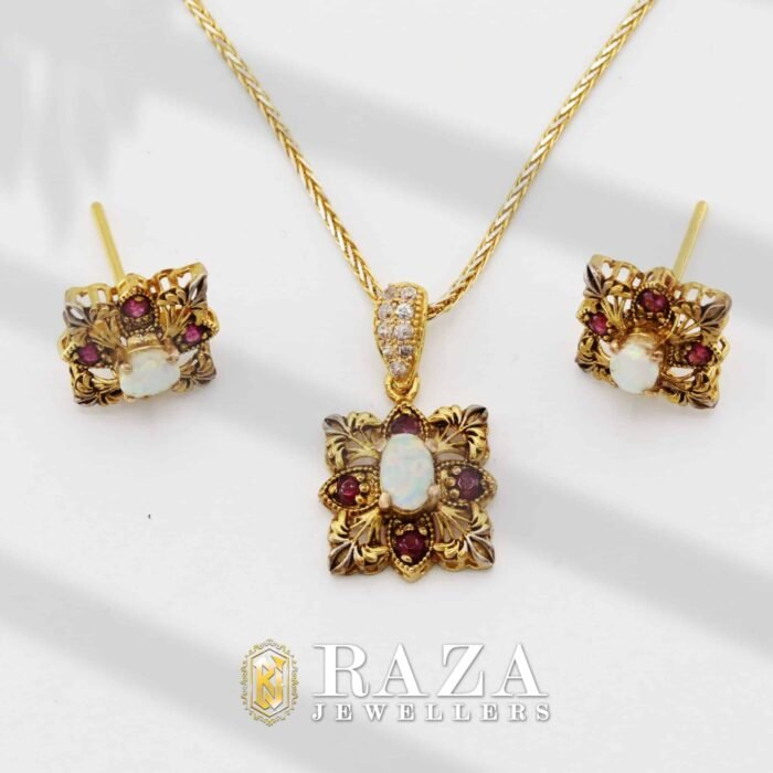 GOLD LOCKET SET