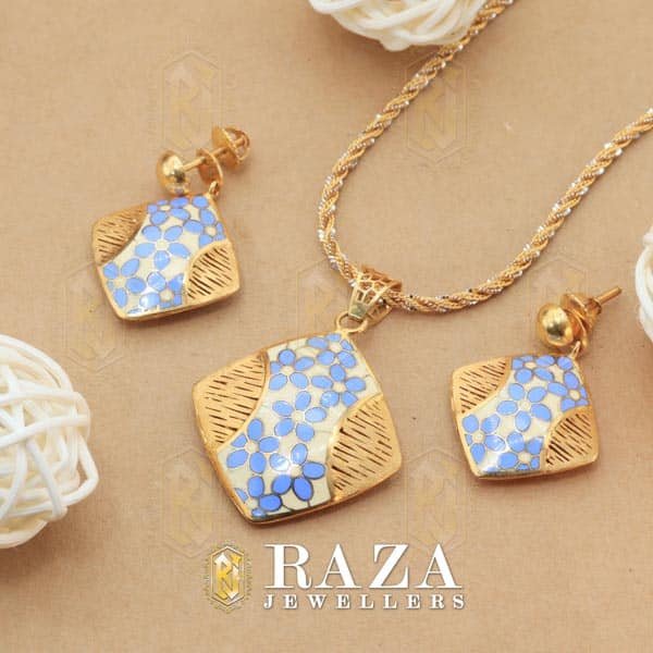 ITALIAN GOLD LOCKET SET