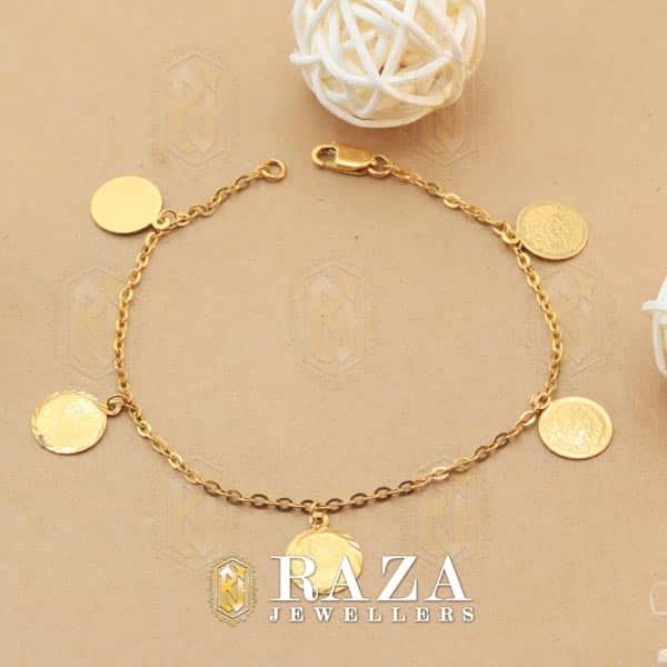 GOLD POUNDS BRACELET