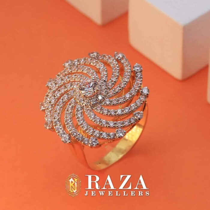GOLD DIAMOND STYLE RING