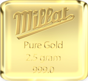 2.5 Gram ARY Gold Bar