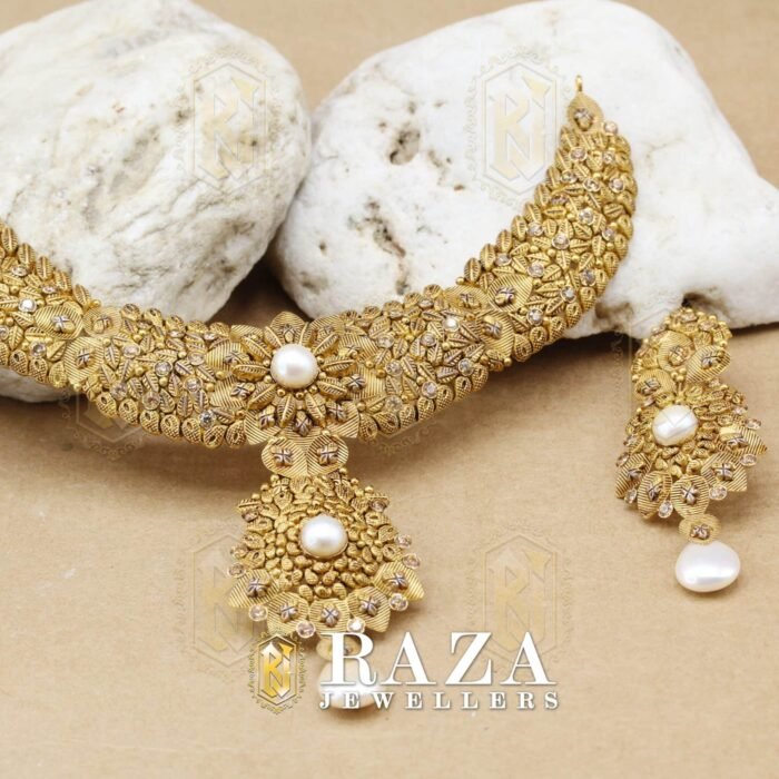 PEARL GOLD BRIDAL SET
