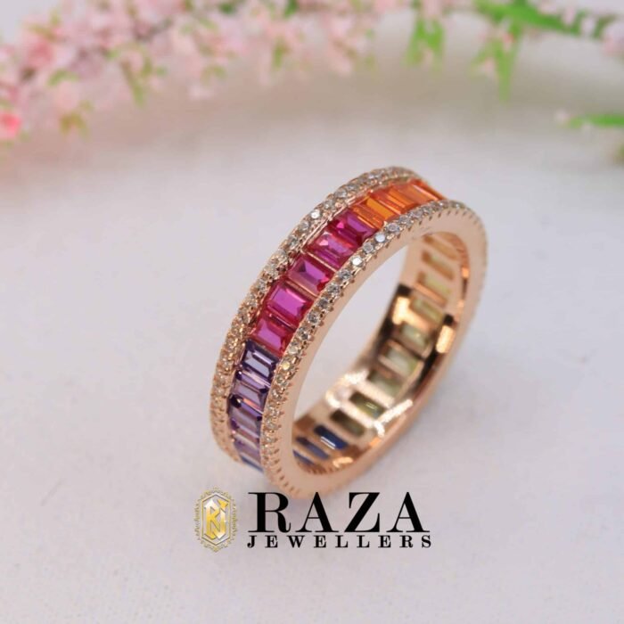 RAINBOW BAND RING