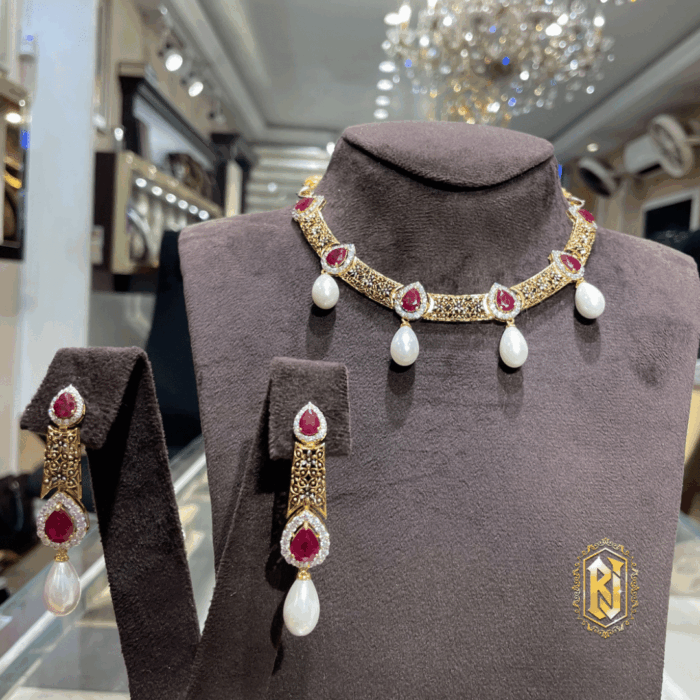 RUBY CHOKAR SET