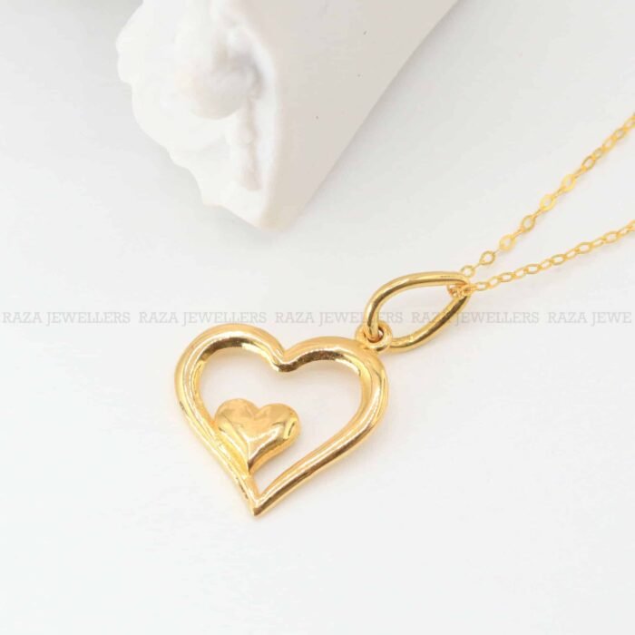 HEART SHAPE GOLD LOCKET
