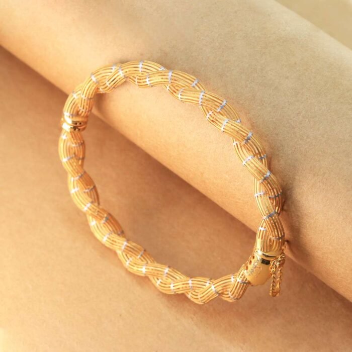 BRANDED GOLD BRACELET