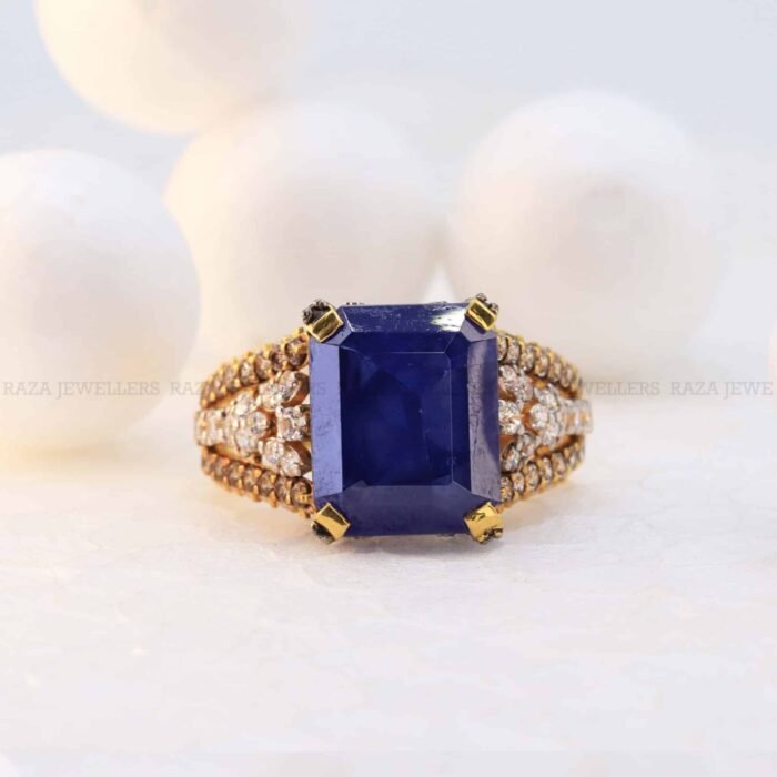 SAPPHIRE Gold Ring