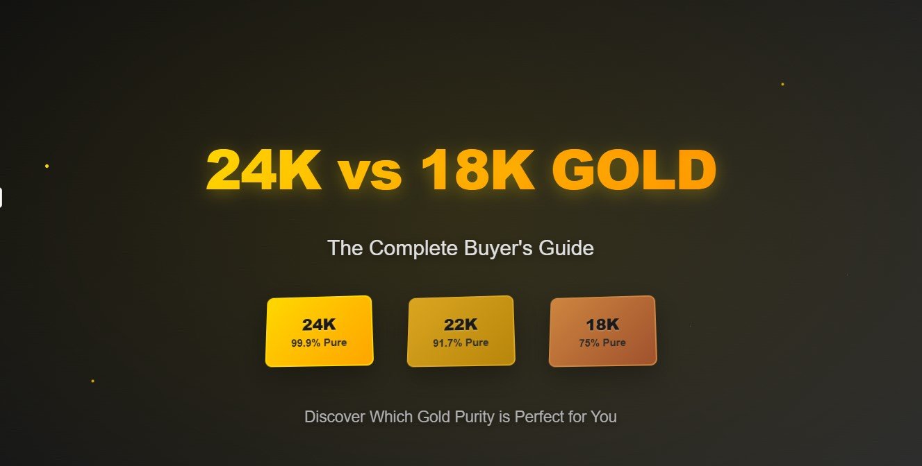 24k vs 18k gold