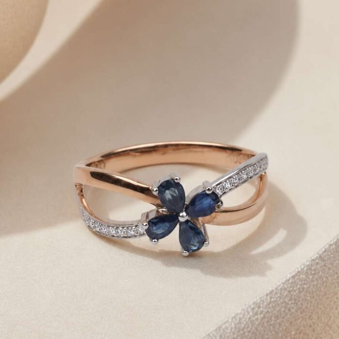 Sapphire Diamond Ring