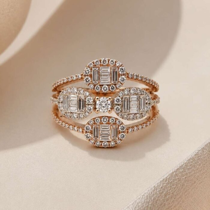 Floral Diamond Ring