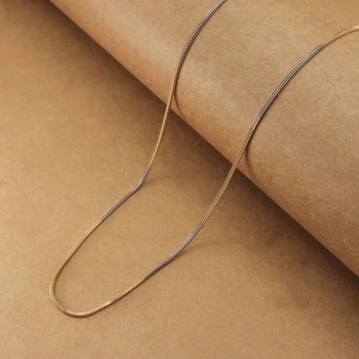 Two Tone Gold Snake Chain